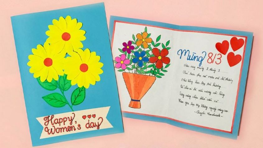 Mẫu thiệp 8/3 đẹp chúc mừng ngày Phụ nữ Việt Nam số 17