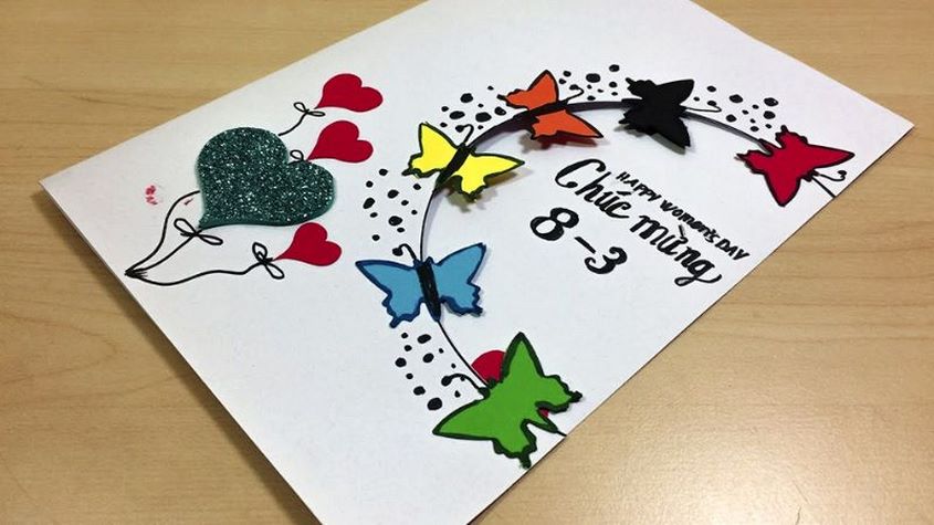 Mẫu thiệp 8/3 đẹp chúc mừng ngày Phụ nữ Việt Nam số 18