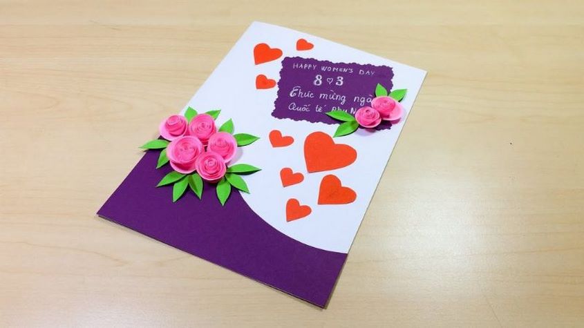Mẫu thiệp 8/3 đẹp chúc mừng ngày Phụ nữ Việt Nam số 19