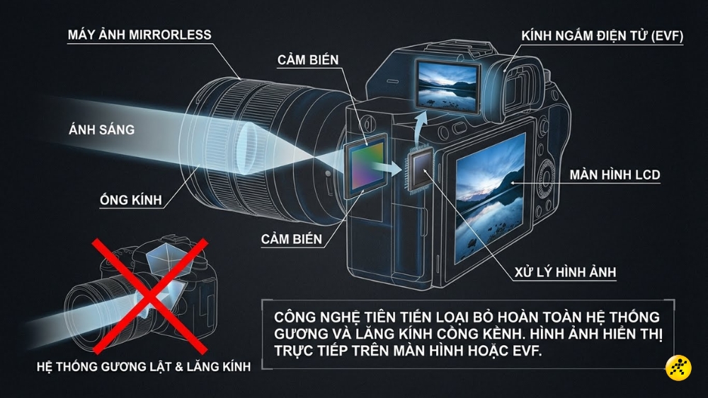 M&aacute;y ảnh Mirrorless