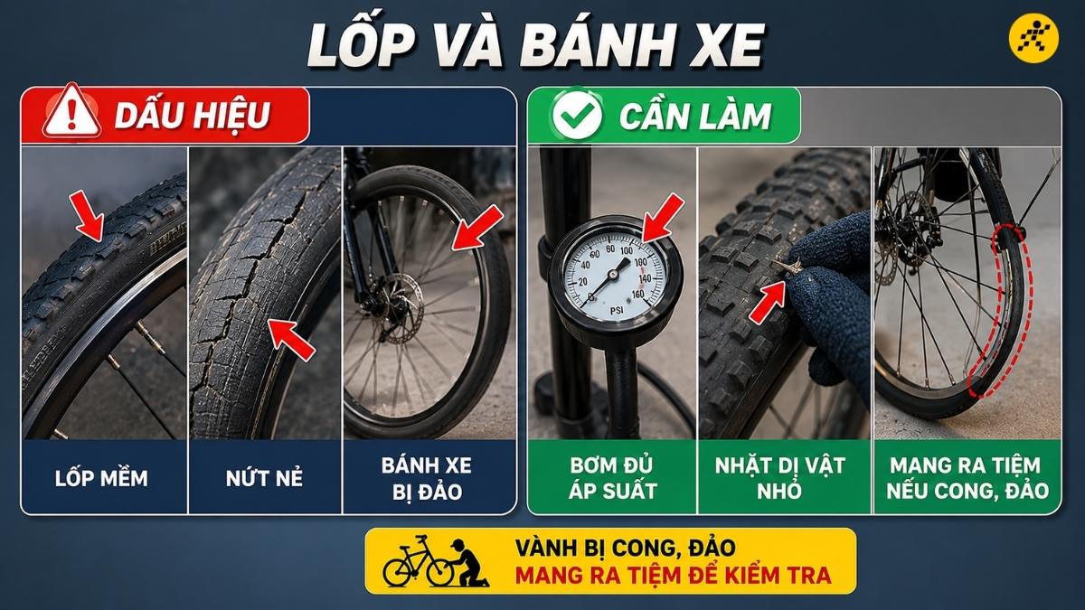 Lốp và bánh xe Lốp và bánh xe