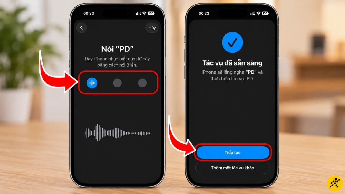 Cách tạo cụm từ riêng để kích hoạt Siri Cách tạo cụm từ riêng để kích hoạt Siri