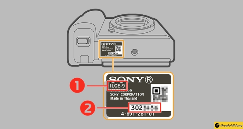 Cách kiểm tra số Serial của máy ảnh Sony Cách kiểm tra số Serial của máy ảnh Sony