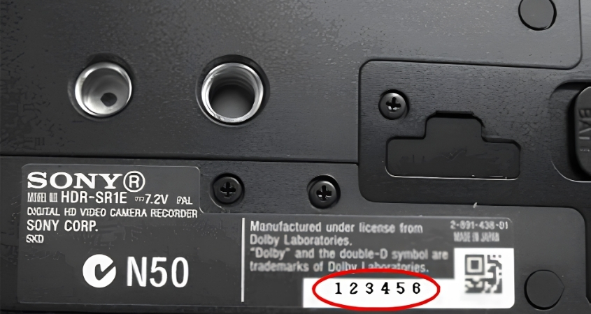 Kiểm tra số serial của máy ảnh Sony Kiểm tra số serial của máy ảnh Sony