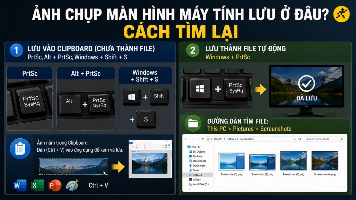 Vị tr&iacute; lưu ảnh chụp m&agrave;n h&igrave;nh