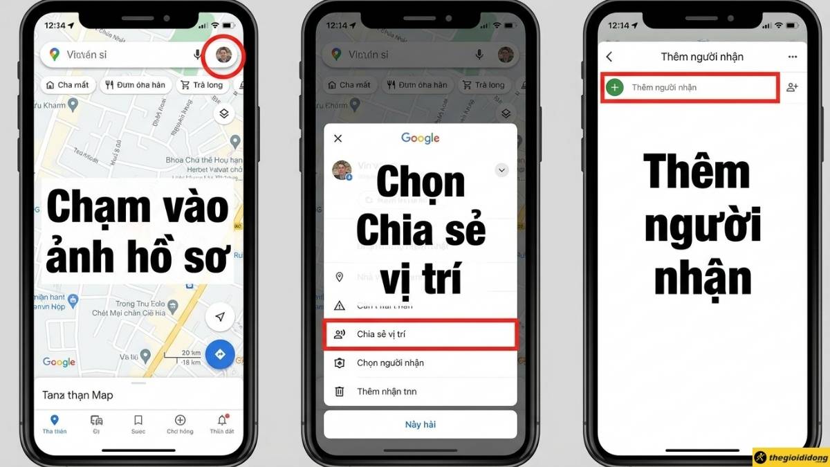 Định vị vị tr&iacute; iPhone qua Google Maps