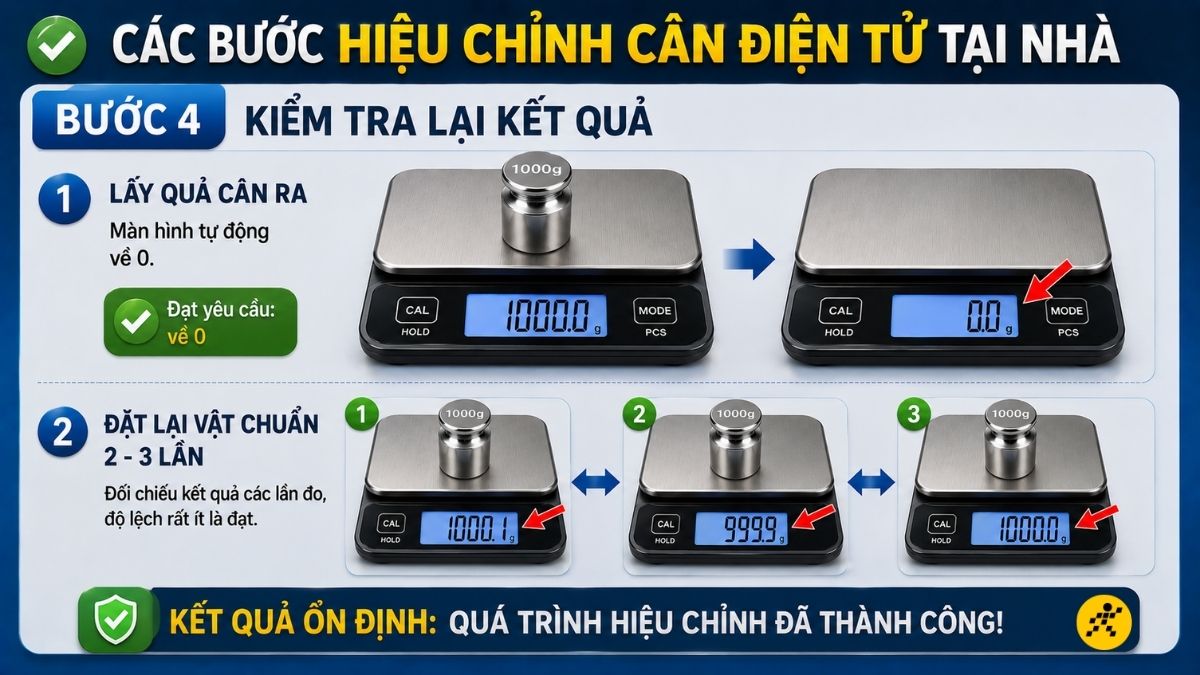 Kiểm tra lại kết quả Kiểm tra lại kết quả