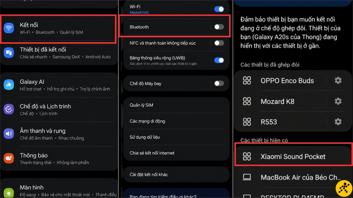 Kết nối loa mini với điện thoại Android Kết nối loa mini với điện thoại Android