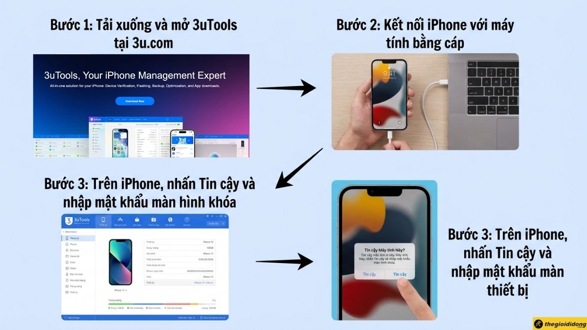 Sử dụng ứng dụng 3uTools