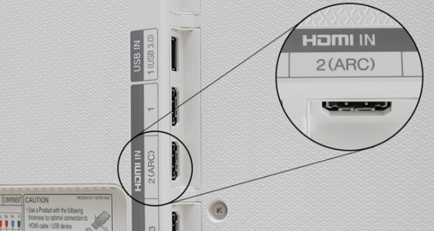 Kết nối loa với tivi qua cổng HDMI Kết nối loa với tivi qua cổng HDMI