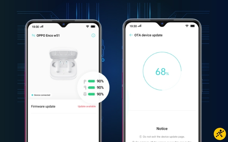 Sử dụng ứng dụng HeyMelody để t&ugrave;y chỉnh t&iacute;nh năng cho tai nghe OPPO