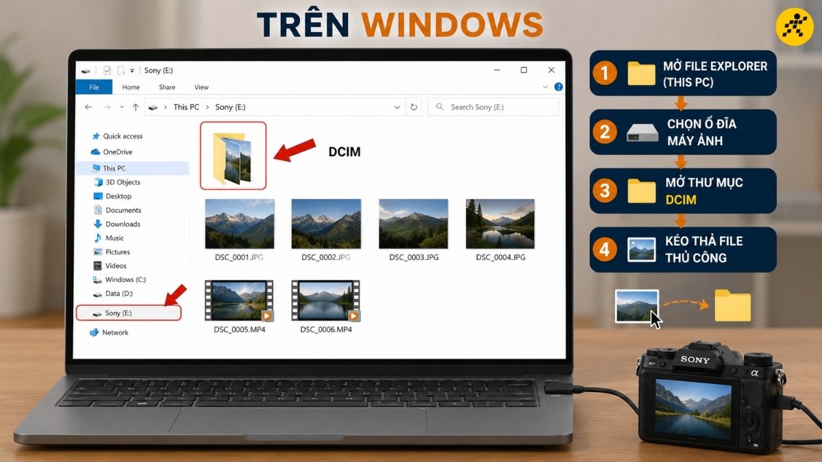 C&aacute;ch lấy ảnh ri&ecirc;ng cho m&aacute;y t&iacute;nh Windows