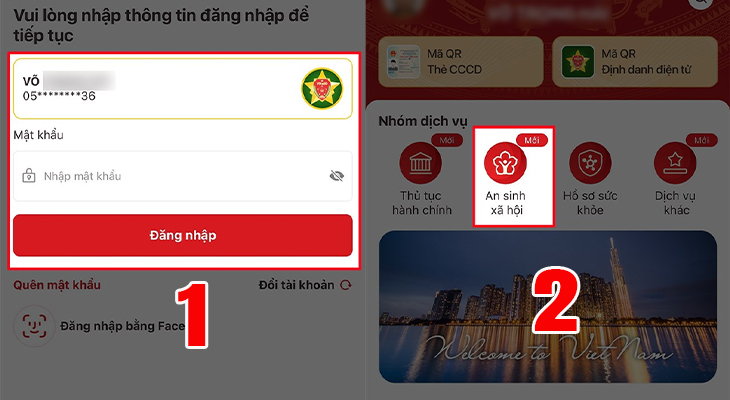Đăng nhập vào ứng dụng VNeID để nhận 100k