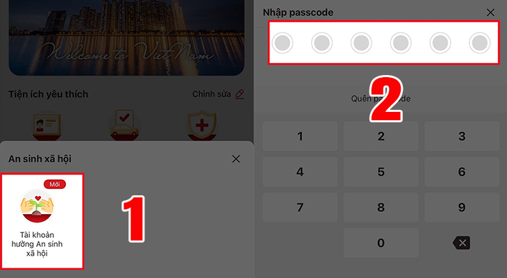Đăng nhập vào ứng dụng VNeID để nhận 100k, nhập mật khẩu