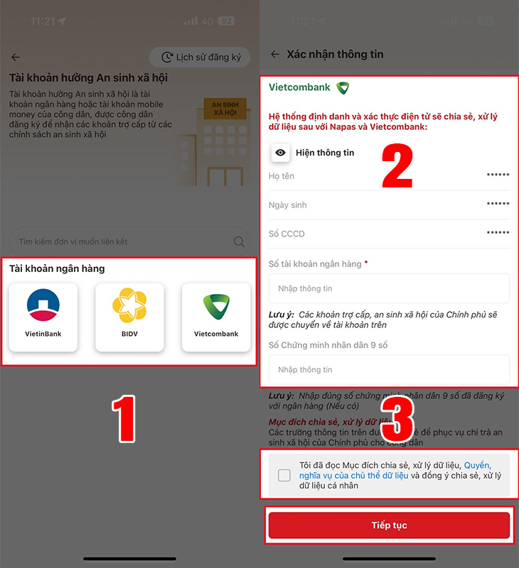 Đăng nhập vào ứng dụng VNeID để nhận 100k