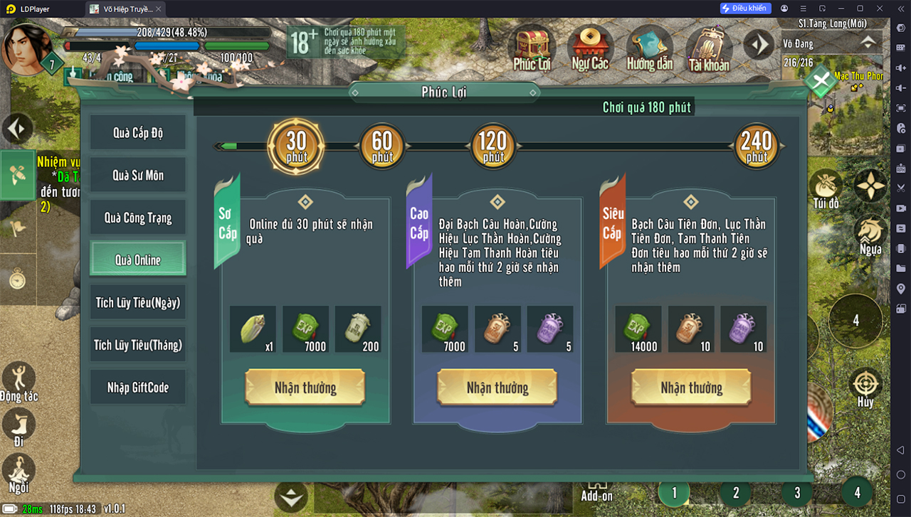 Cách tải và chơi Võ Hiệp Truyền Kỳ 2 Mobile trên PC với LDPlayer