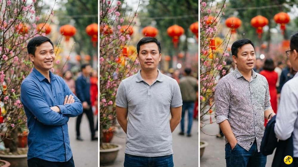 D&aacute;ng đứng nam đĩnh đạc, chụp nửa người