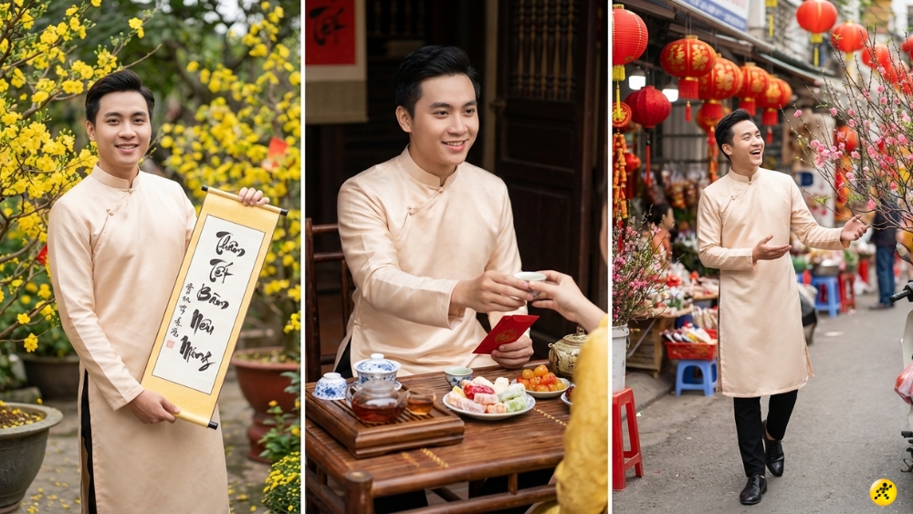 D&aacute;ng nam với Việt Phục, &aacute;o d&agrave;i