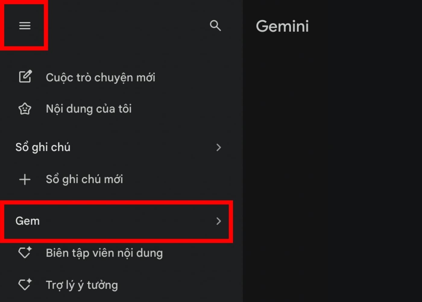 Chọn Gem trên Gemini để bắt đầu tạo Storybook Chọn Gem trên Gemini để bắt đầu tạo Storybook