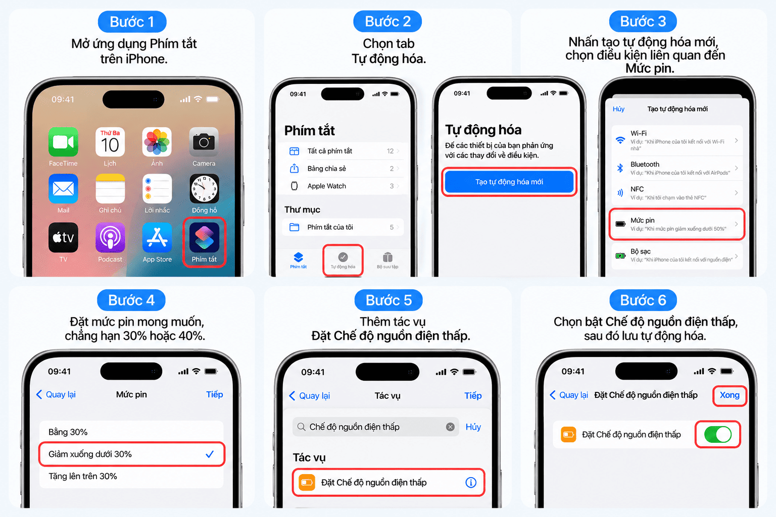 Cách tạo tự động hoá để bật tiết kiệm pin Cách tạo tự động hoá để bật tiết kiệm pin