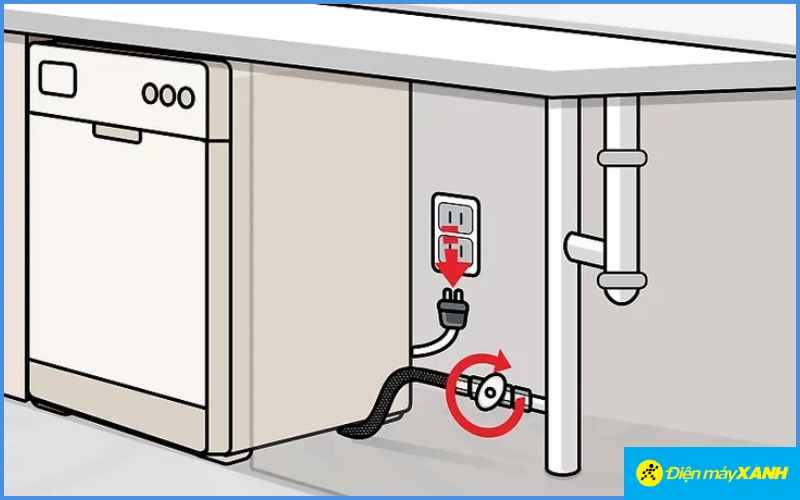 Quy trình lắp đặt máy rửa bát LG từng bước