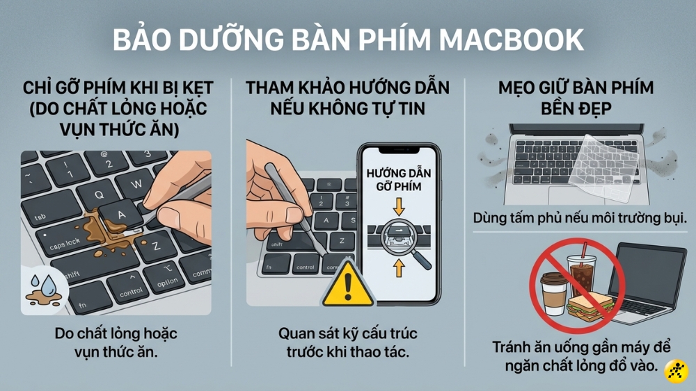 Mẹo bảo quản b&agrave;n ph&iacute;m lu&ocirc;n bền đẹp