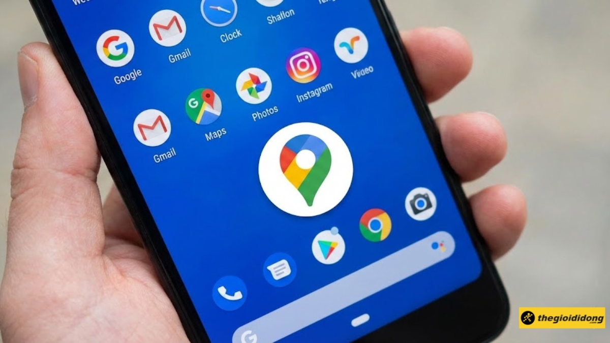 Mở ứng dụng Google Maps Mở ứng dụng Google Maps