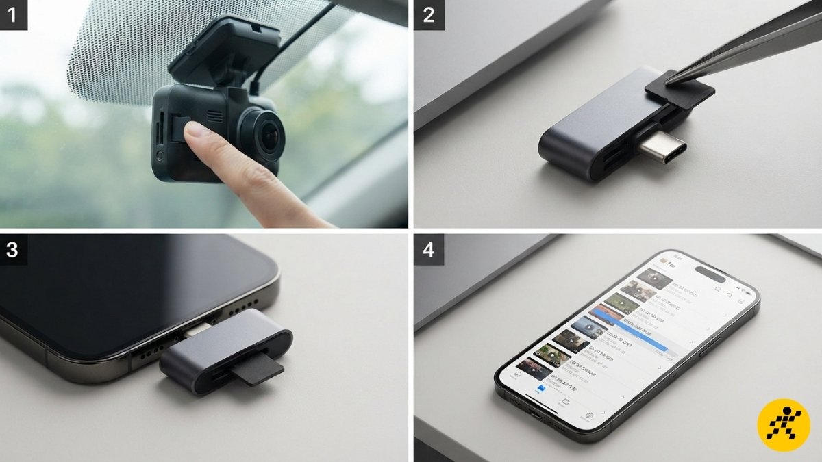 Sử dụng đầu đọc thẻ OTG để xem camera Sử dụng đầu đọc thẻ OTG để xem camera