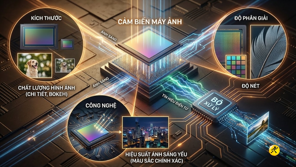 Cảm biến máy ảnh là Cảm biến máy ảnh là