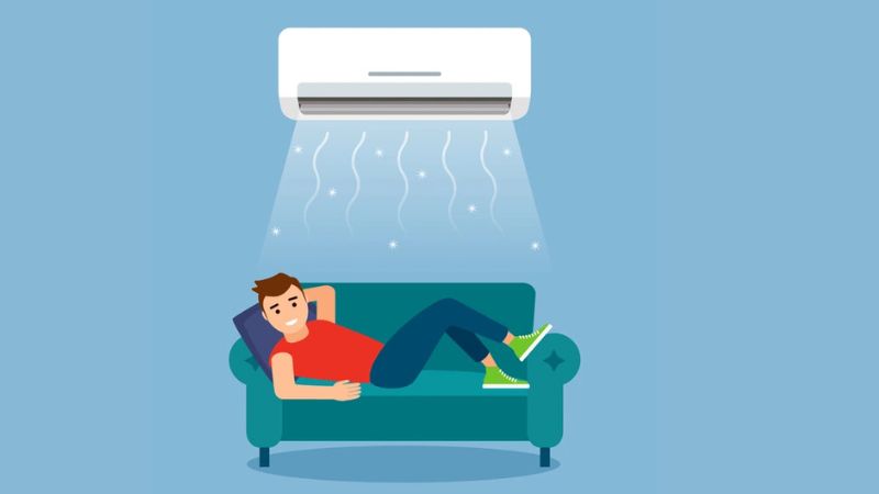 Bạn sẽ dễ bị cảm lạnh hơn nếu không khí lạnh trực tiếp thổi vào cơ thể