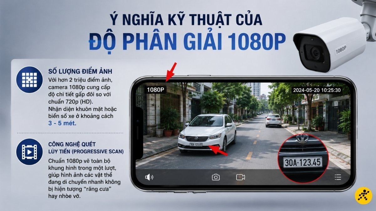 &Yacute; nghĩa kỹ thuật của độ ph&acirc;n giải 1080p