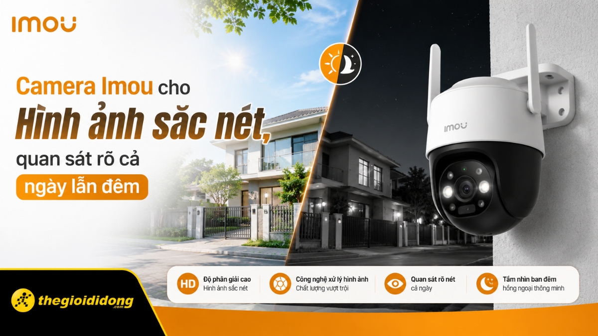 Camera IMOU là thương hiệu camera tiêu dùng thông minh thuộc tập đoàn Dahua Technology