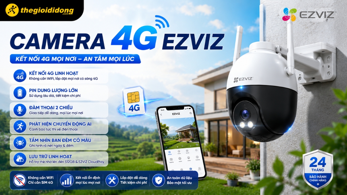 Camera 4G Ezviz