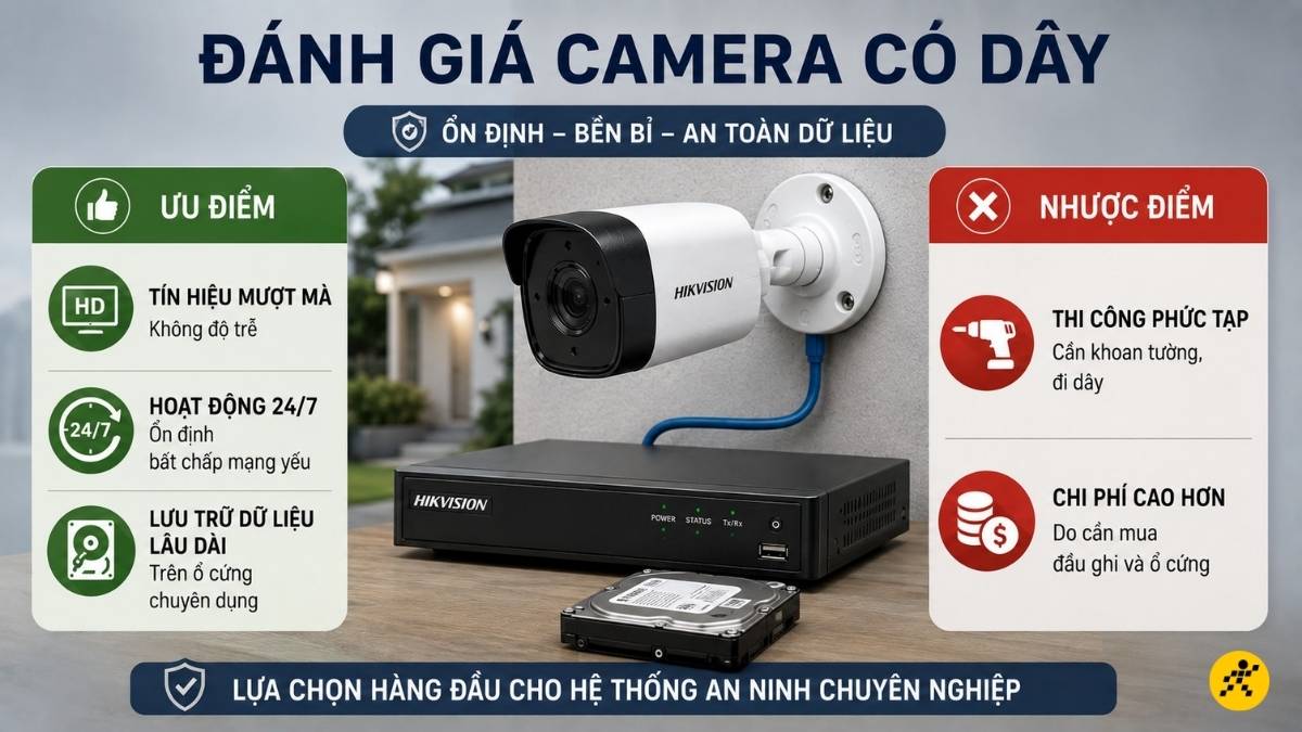 Đ&aacute;nh gi&aacute; camera c&oacute; d&acirc;y