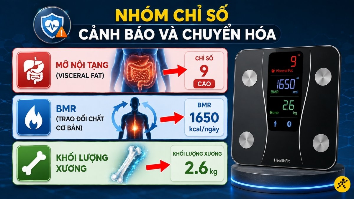 Nhóm chỉ số cảnh báo và chuyển hóa Nhóm chỉ số cảnh báo và chuyển hóa