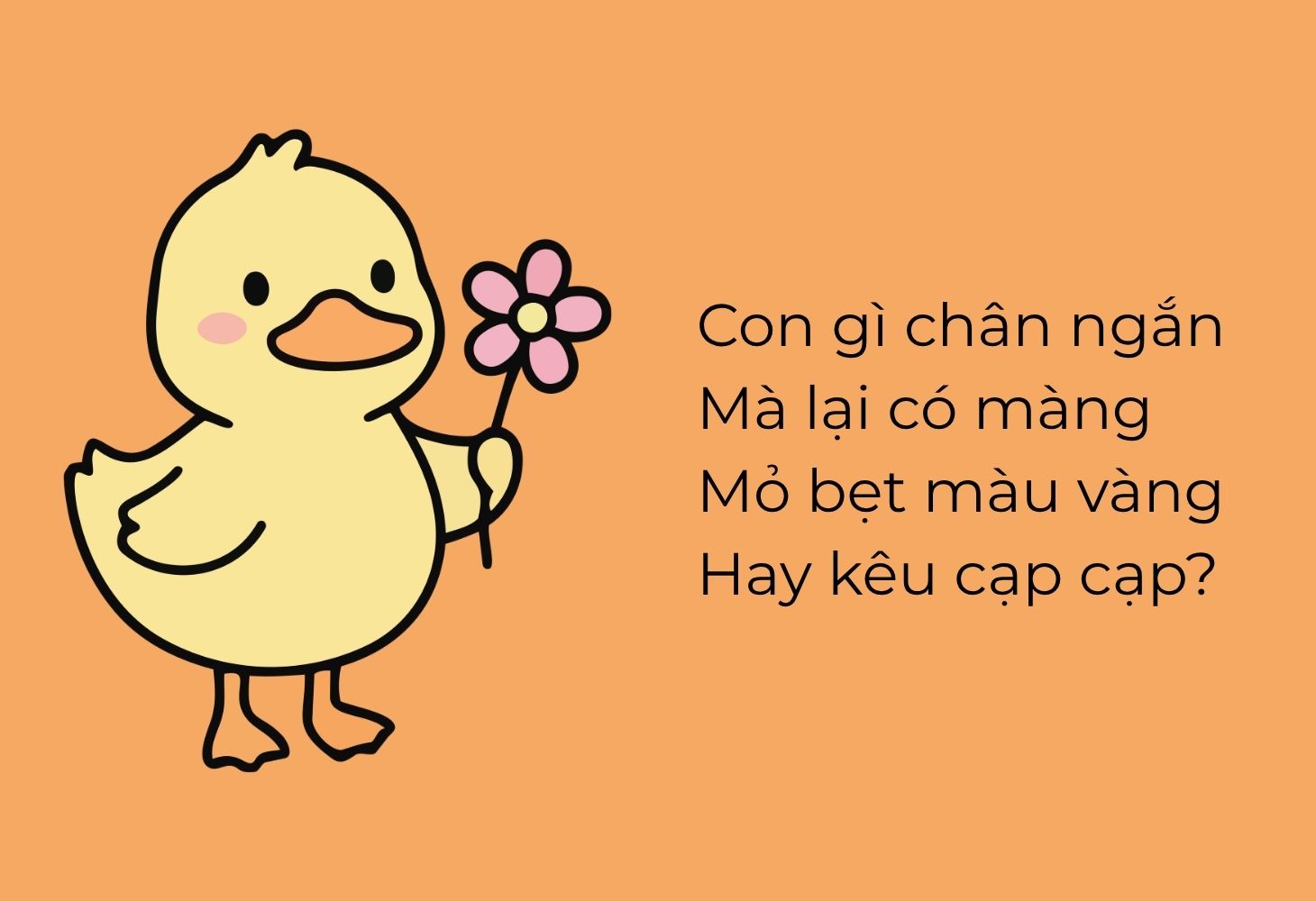 Những câu đố vui cho các bé mầm non hay và ý nghĩa nhất