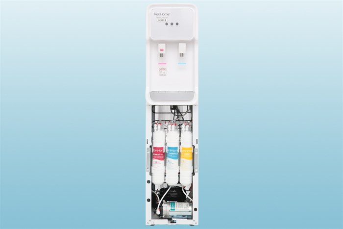 Cấu tạo bên trong máy lọc nước RO nóng lạnh Korihome WPK-915 9 lõi