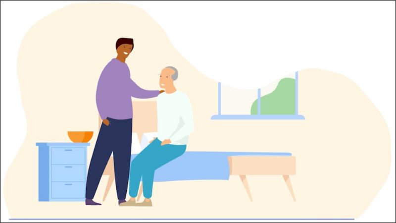 Loại bỏ các vật dụng không cần thiết trong không gian sống của người bệnh sa sút trí tuệ để tránh ngã