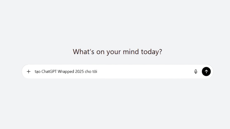 Bạn chỉ cần v&agrave;o ChatGPT nhập c&acirc;u lệnh 