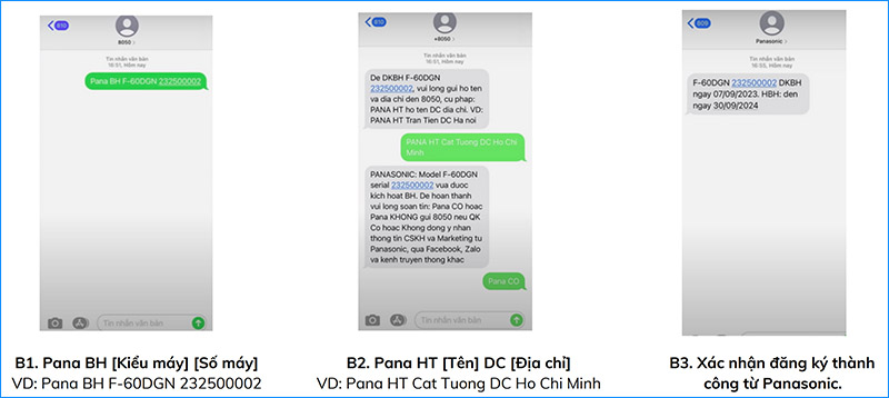 Hướng dẫn kh&aacute;ch h&agrave;ng k&iacute;ch hoạt bảo h&agrave;nh điện tử Panasonic