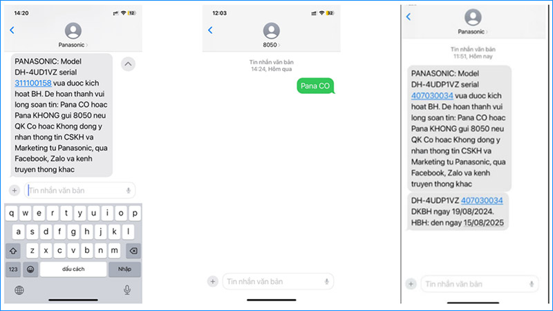 Hướng dẫn kh&aacute;ch h&agrave;ng k&iacute;ch hoạt bảo h&agrave;nh điện tử Panasonic