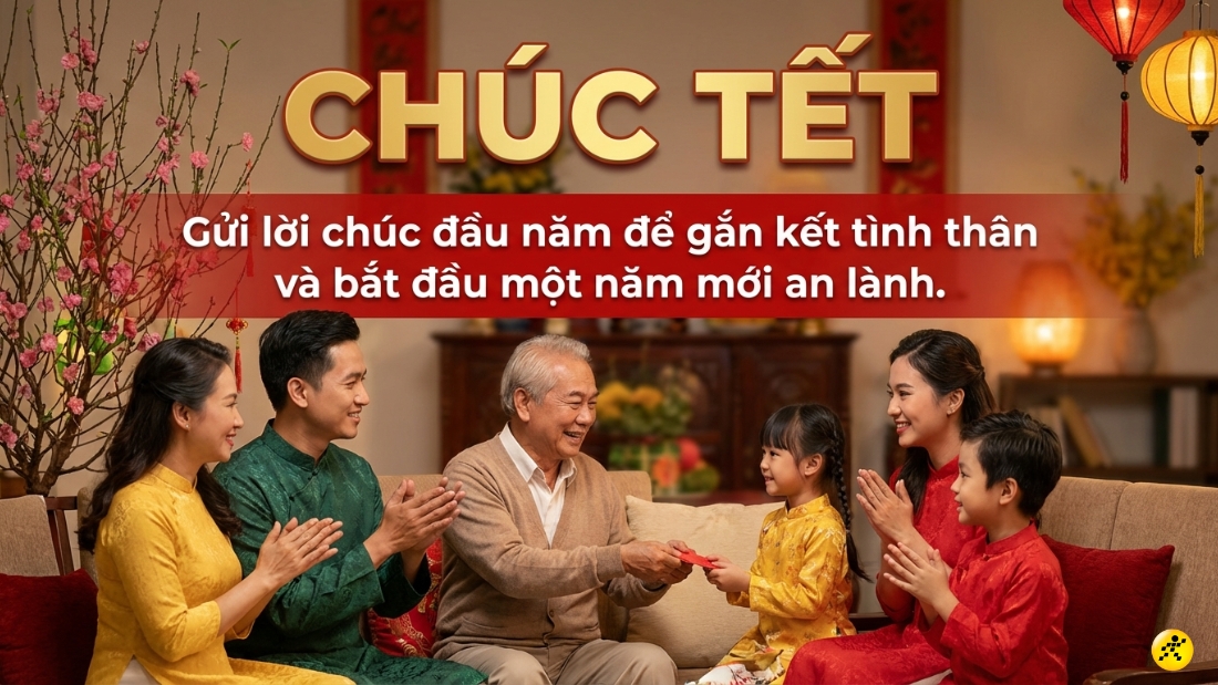 Ch&uacute;c Tết l&agrave; phong tục truyền thống được thực hiện v&agrave;o dịp Tết Nguy&ecirc;n Đ&aacute;n