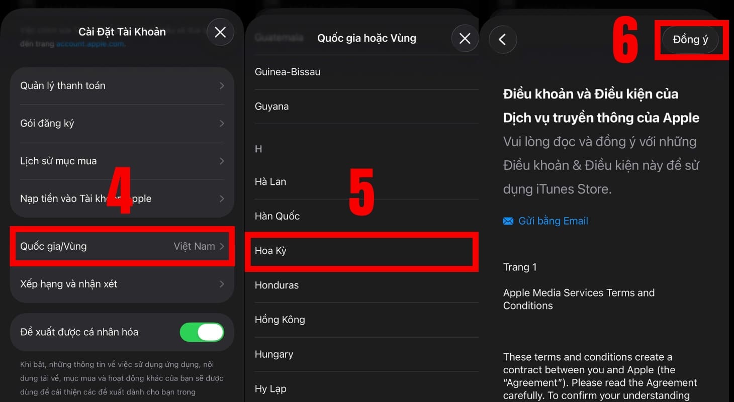 Cách chuyển vùng App Store - 2 Cách chuyển vùng App Store - 2