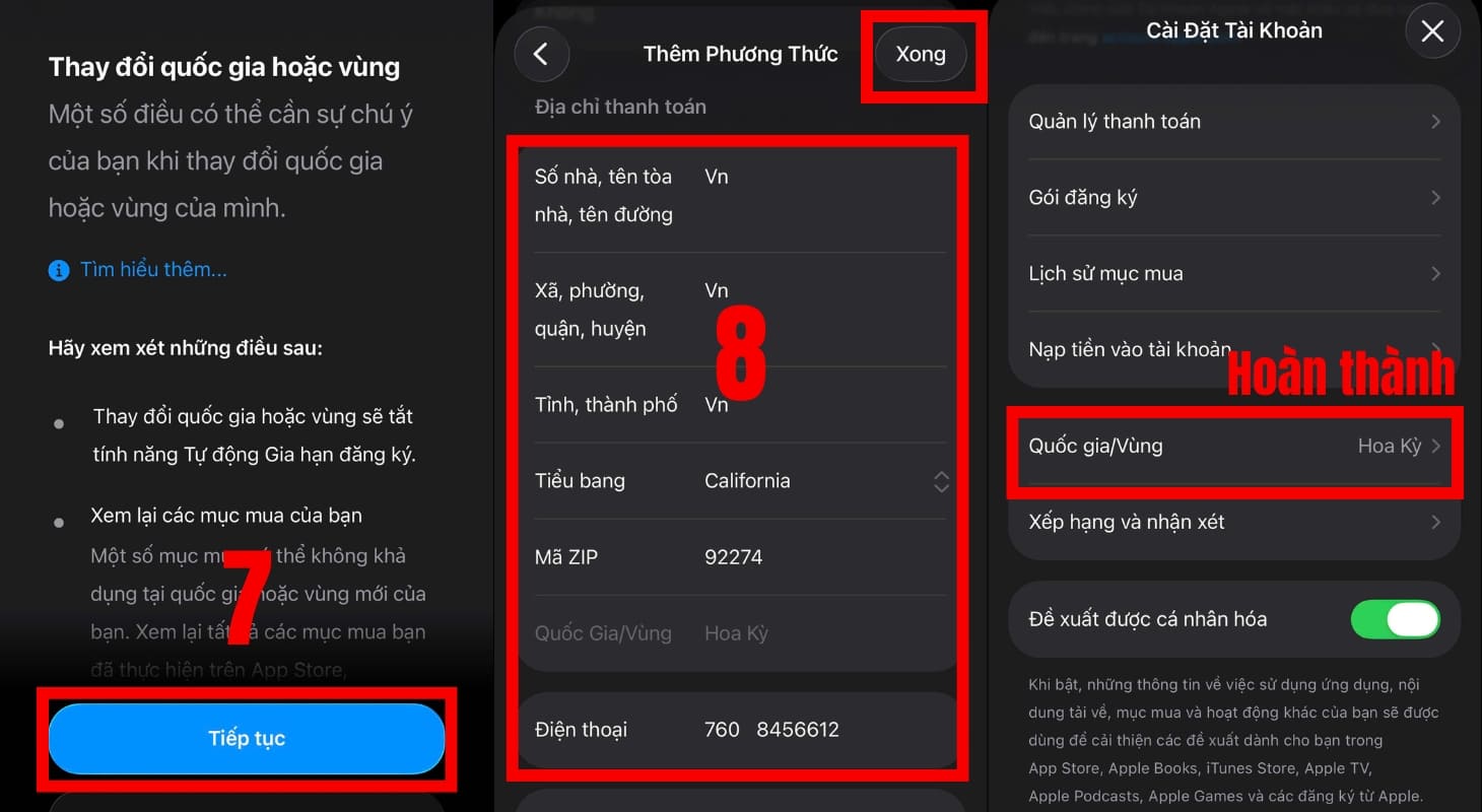 Cách chuyển vùng App Store sang Mỹ Cách chuyển vùng App Store sang Mỹ