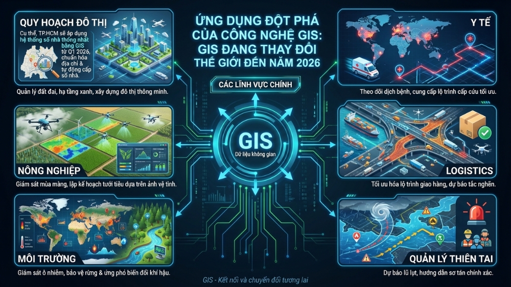 Những ứng dụng đột ph&aacute; của c&ocirc;ng nghệ GIS