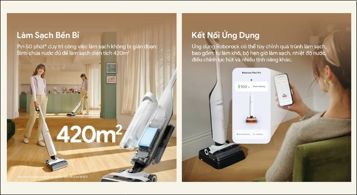 Ứng dụng Roborock cho phép người dùng kết nối và làm chủ hoàn toàn robot hoặc máy hút bụi từ xa