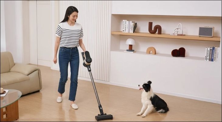 Công nghệ Rocket Vacuum phù hợp với các gia đình ở chung cư hoặc có nuôi thú cưng