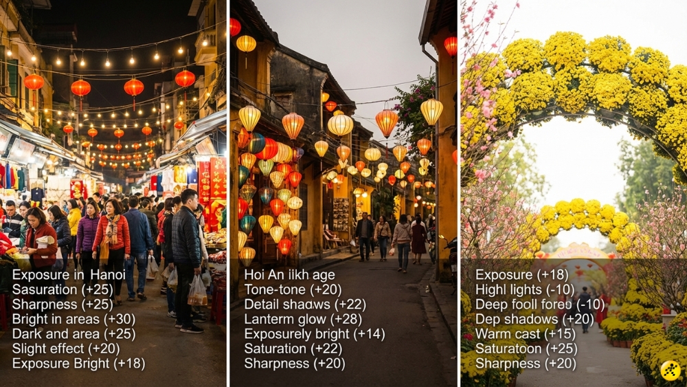  Phong cảnh Tết đường phố