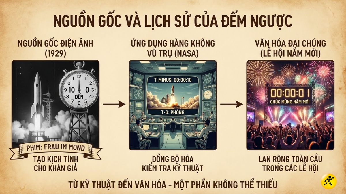Nguồn gốc v&agrave; lịch sử của Countdown