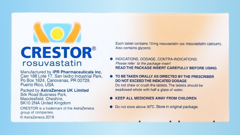 C&aacute;ch d&ugrave;ng v&agrave; liều d&ugrave;ng Crestor chi tiết